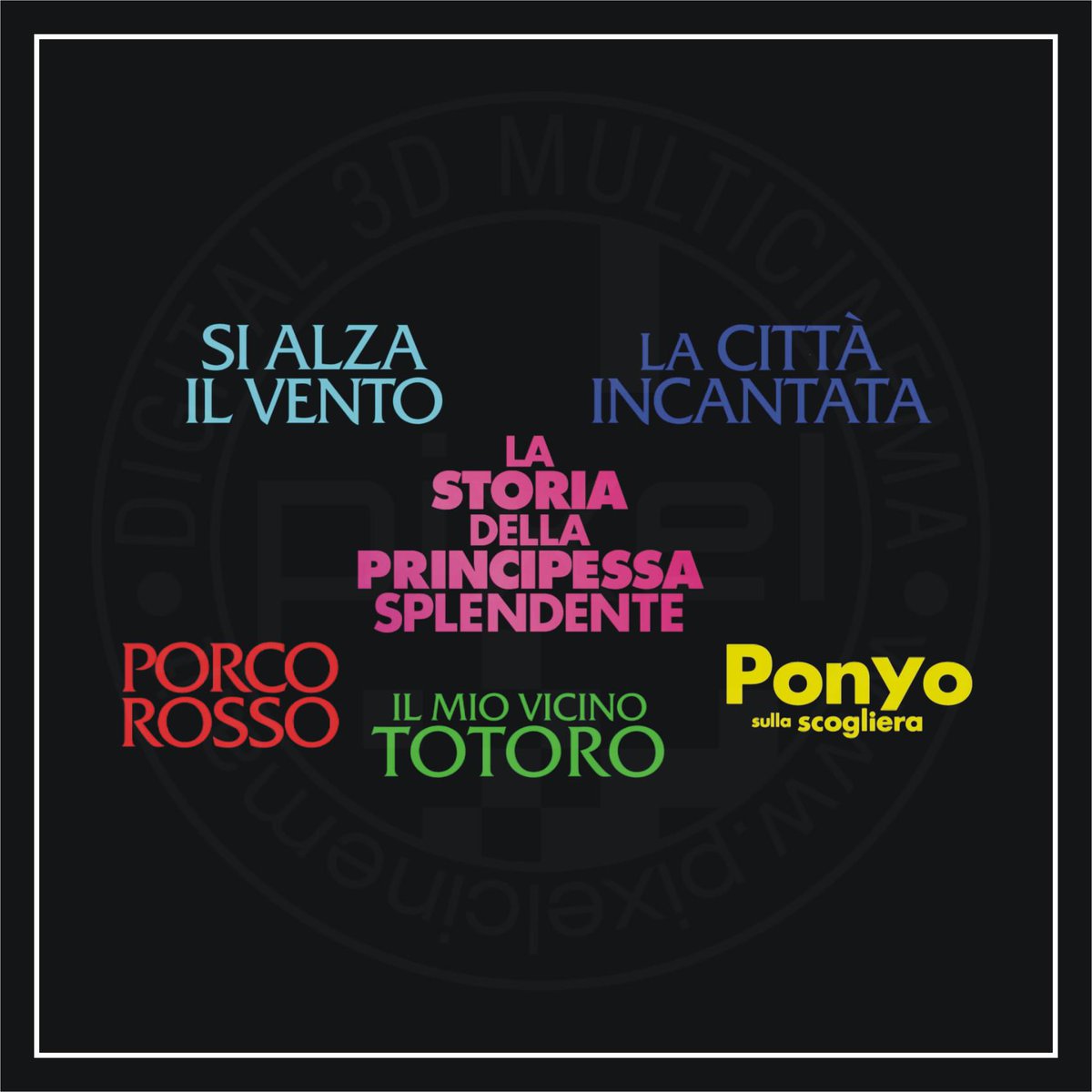 CinemaPixel's tweet photo. -1: domani e martedì il magico viaggio all'interno dello #StudioGhibli! #IlRegnoDeiSogniEDellaFollia #PixelEventi http://t.co/RiA4Dk48C1