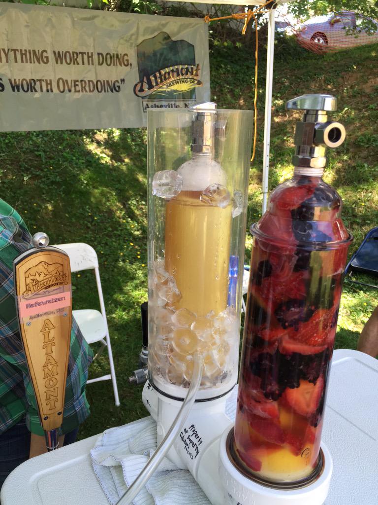 WestsideFestAvl's tweet photo. Ready to come to #WestsideFest? Come to Altamont booth for their heffe infused with strawberries &amp; blackberries! http://t.co/xRU0EvGkOJ