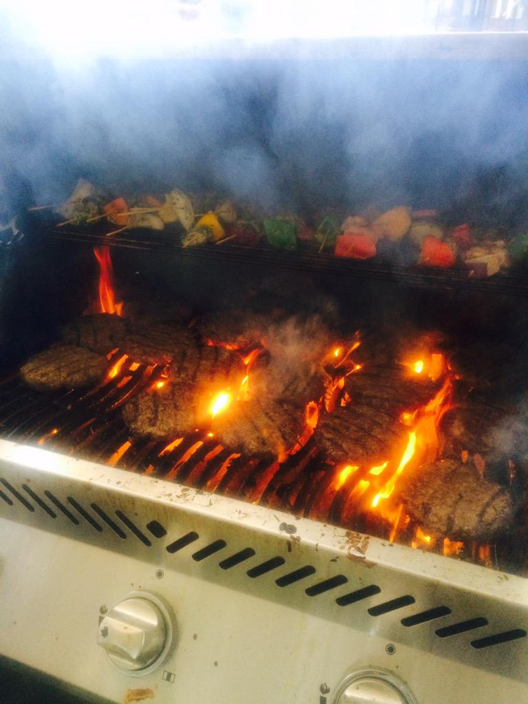 #wedding #outside cooking #work #saturday #bbq