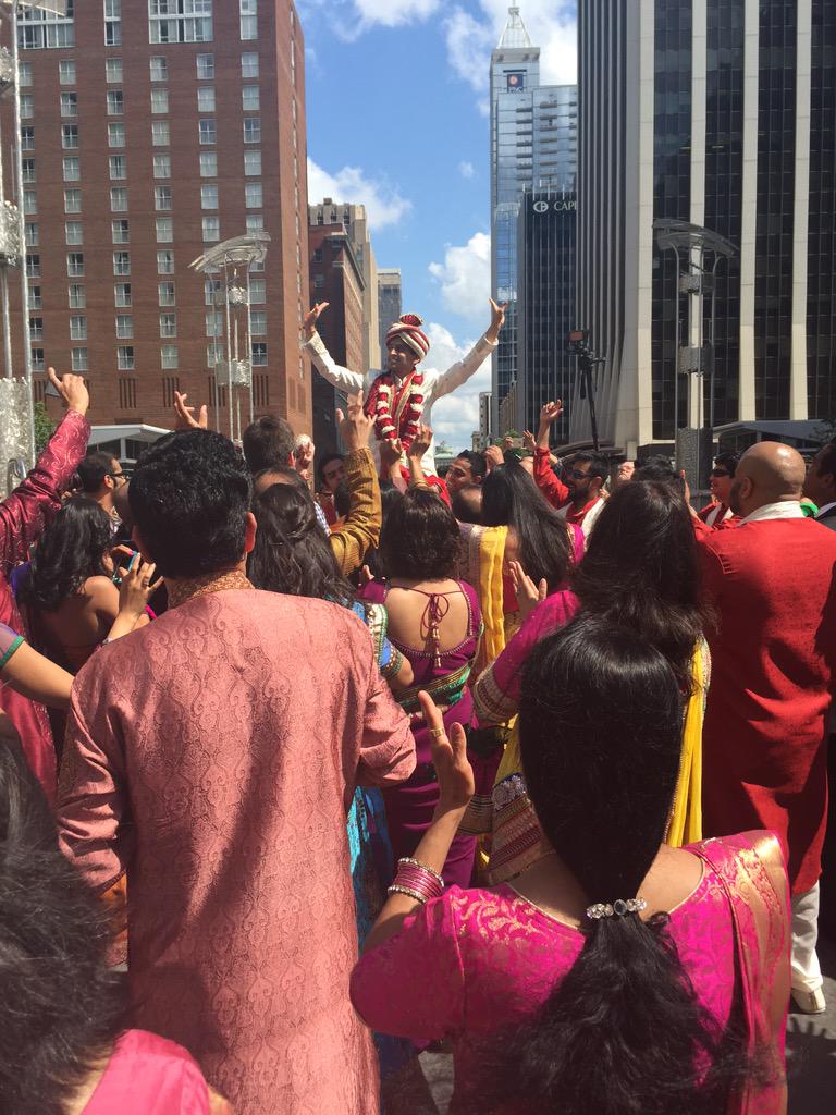 Congratulations to Nikita and Nishant on their wedding in Raleigh today!