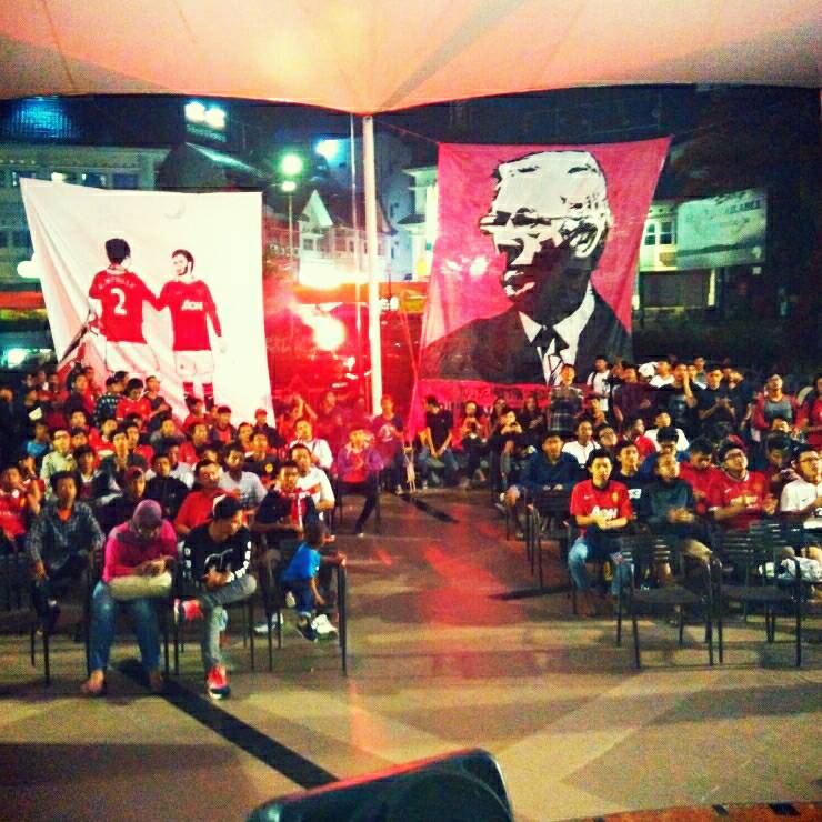 Ini diaa kreatifitas dari anak-anak Simpatisan United..😍😍