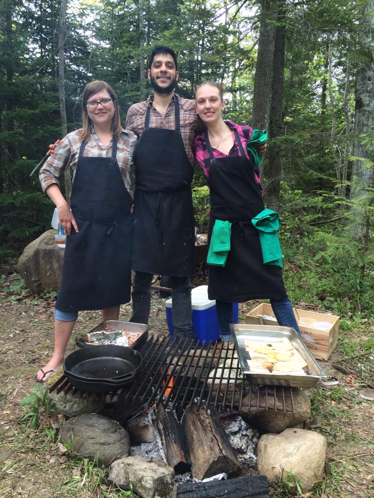 CrushWineBarTO's tweet photo. Team crush. #FeastInTheForest http://t.co/JbO2ECFQIB