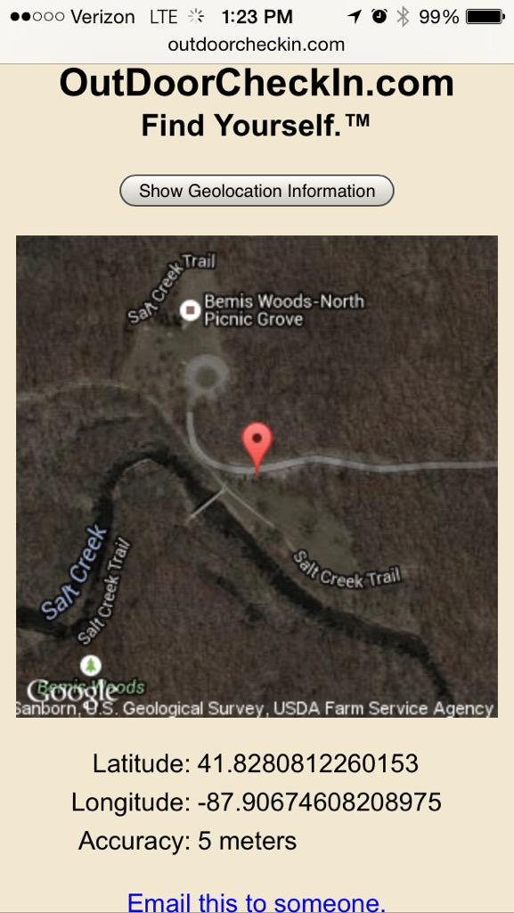 outdoorcheckin's tweet photo. Nice day for a walk in the woods with @bjgreenberg http://t.co/uP8XO9DuRY