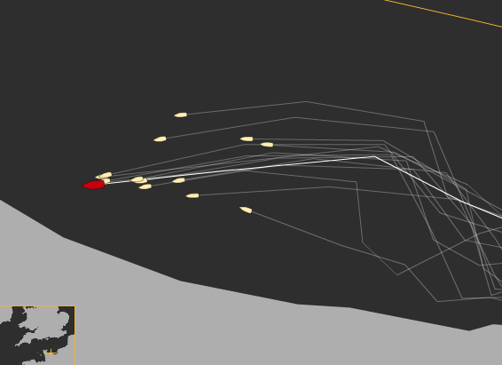 SailorsRaces's tweet image. Pas mal de changement en tête de la #NormandyRace avec mise à jour toutes les 15 minutes : @TeamConcise 1er #Class40.