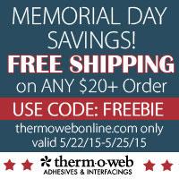 HeatnBond's tweet photo. Don't miss our Memorial Day Free Shipping Sale! Stock up on #HeatnBond #decofoil and more!  http://t.co/Y6YQ2jCOEE http://t.co/zMbDsZGcSf