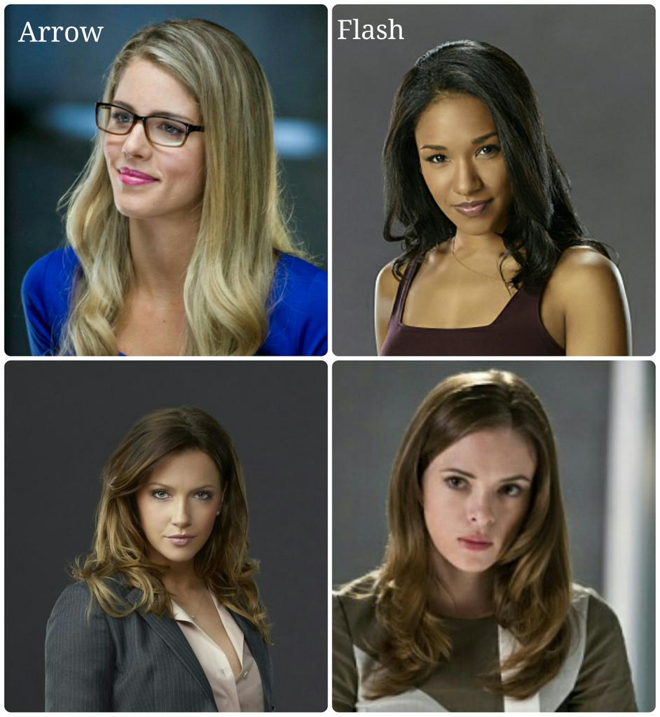Who are you missing most?
RT for the ladies of #Arrow
FAV for the ladies of #TheFlash