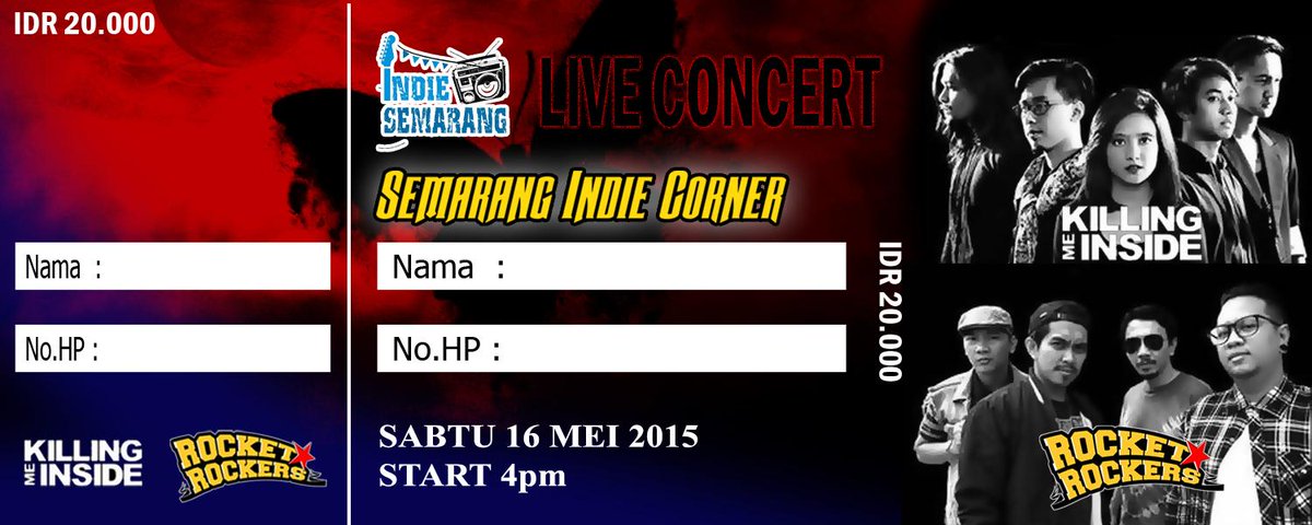 indie_smg's tweet photo. #kuisRetweet berhadiah tiket #SMGindieCorner GERATIS! cukup dg Retweet Gambar ini! http://t.co/qPugFpNuEm