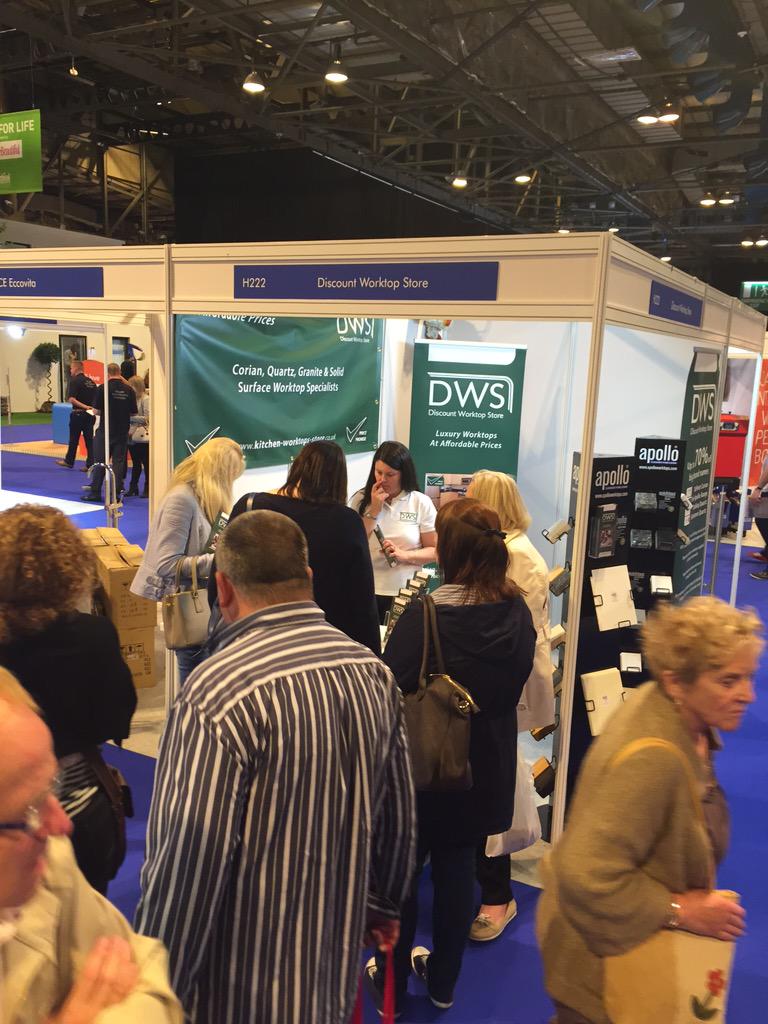 worktopstore's tweet photo. Busy day for the DWS team at the @IdealHome_Scot #IHSS15 http://t.co/06AwzylGdc