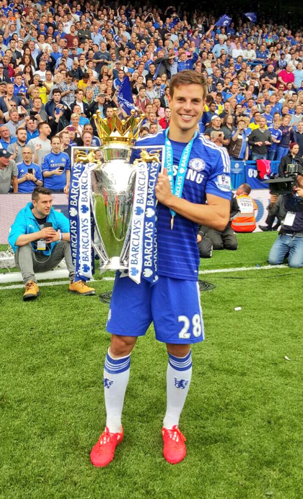 CesarAzpi's tweet photo. Una temporada inolvidable. Gracias a todos! La próxima queremos MÁS! @ChelseaFC http://t.co/wc5E533fRu