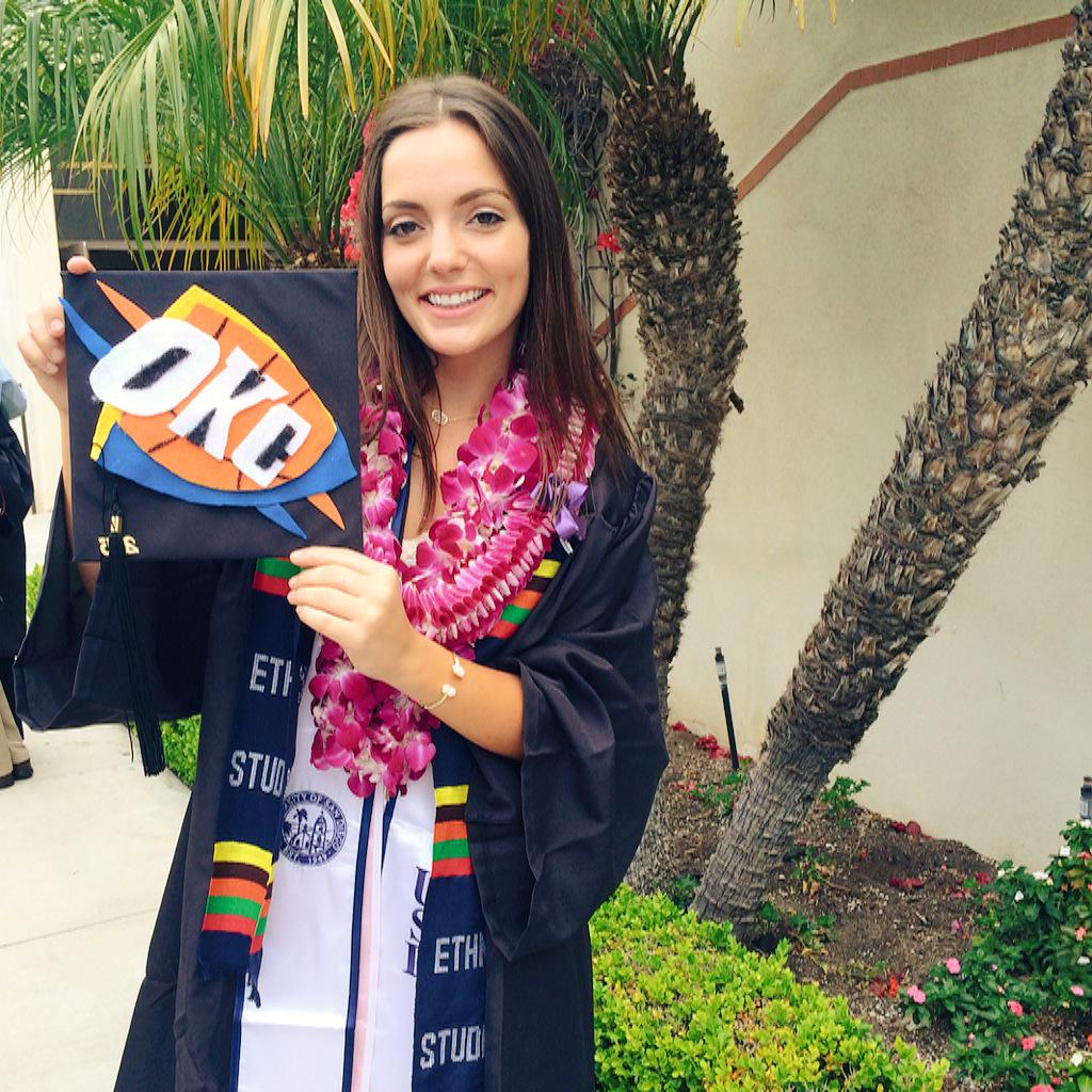 backyardcaviar's tweet photo. REPPIN THUNDER PLAYOFFS OR NOT #usdgrad #thunderUP http://t.co/9JNetgGnUB