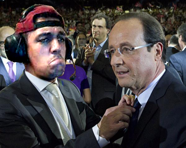 ArtyomEnRage's tweet photo. @TheKairi78 rachid qui aide françois hollande bien mettre sa cravate http://t.co/KUNeLp6Td2
