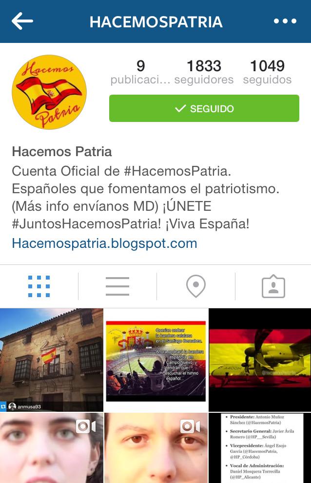 Angel_Esojo's tweet photo. Comunicamos desde #HacemosPatria que la ÚNICA cuenta de @instagram OFICIAL es (@HacemosPatria) #JuntosHacemosPatria http://t.co/tOjN8naGX4