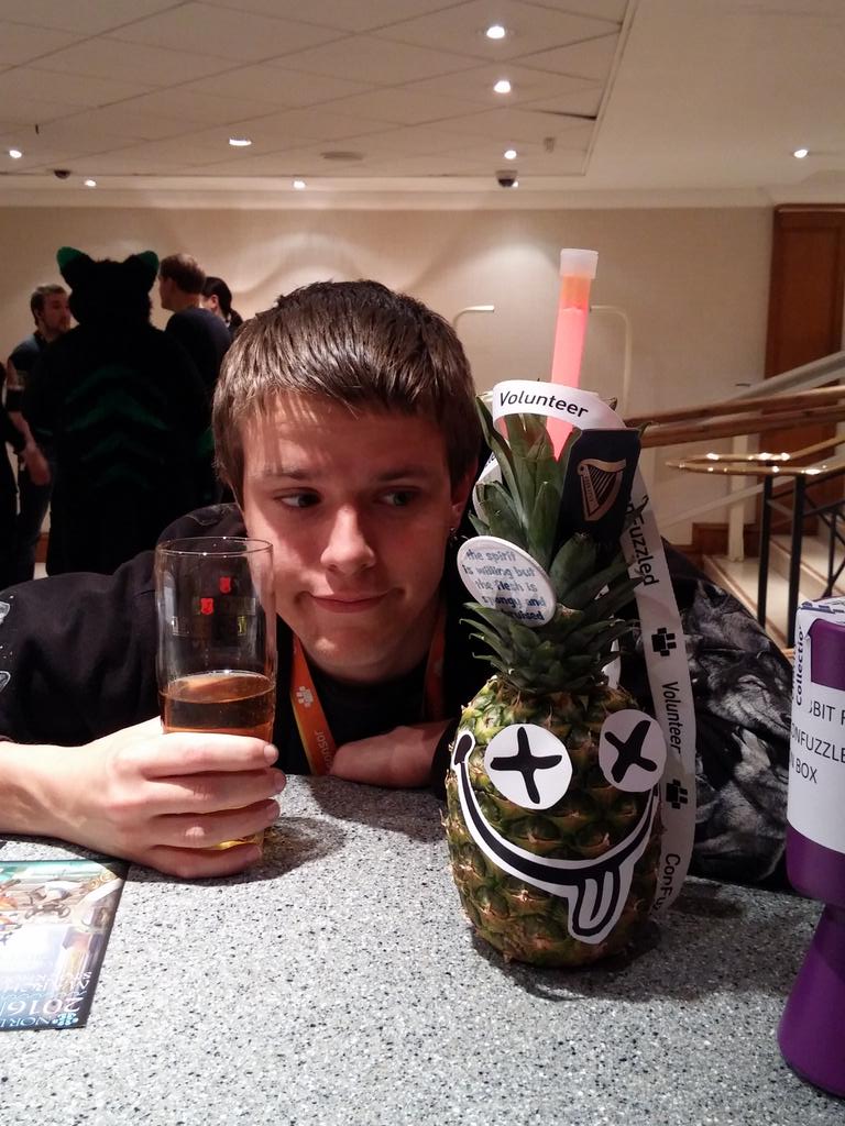 p_greywolf's tweet photo. #furrypineapple #CFz2015 @FlakyShepherd http://t.co/xSStvY16P0