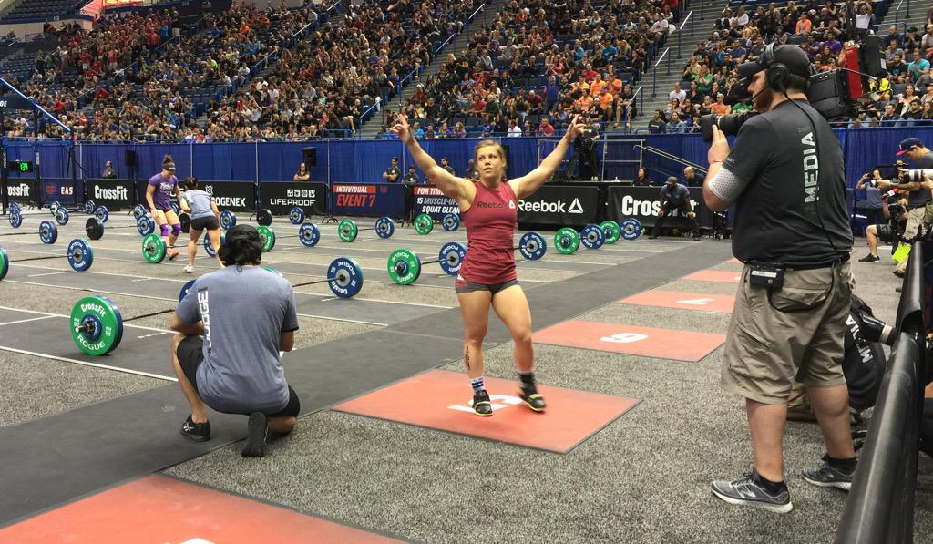 CFGEast's tweet photo. Here she is! Your champ @MicheleLetendre #earned @CrossFitGames ✊🏼 Going to the Games! http://t.co/BOXLKBtr4q