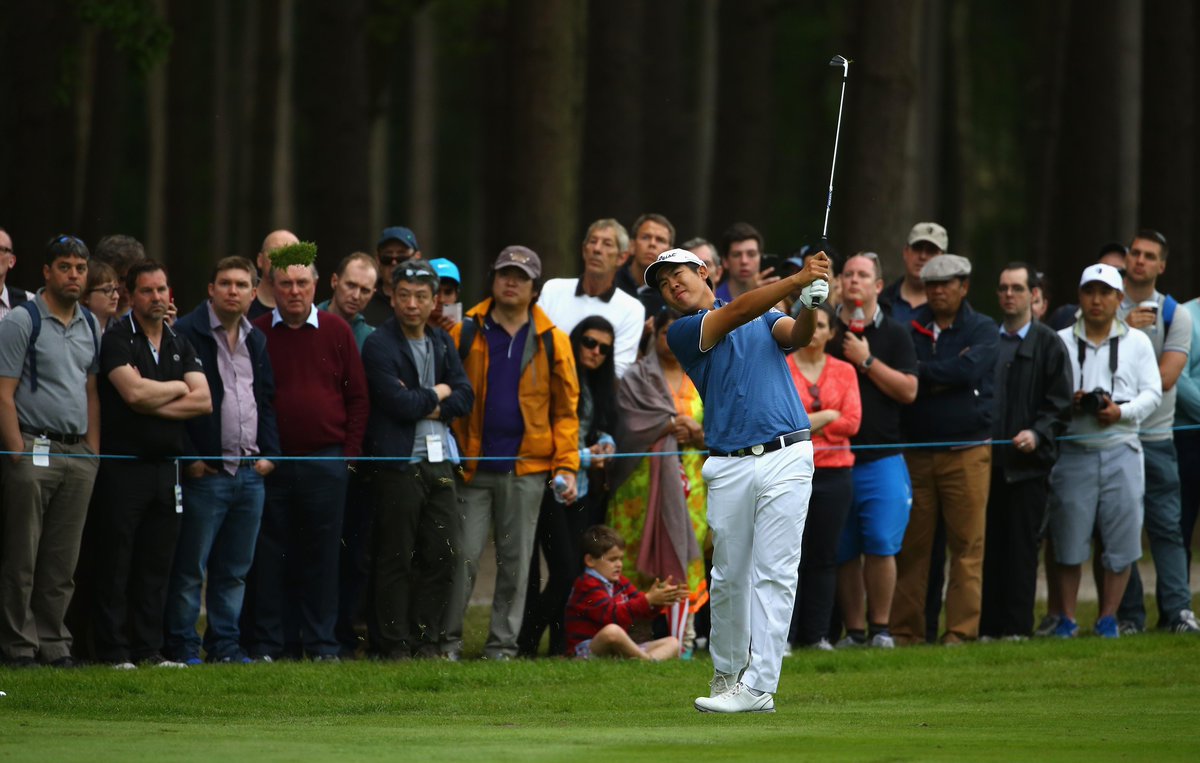 DPWorldTour's tweet photo. Byeong-hun An is so good, his divots provide wigs for bald men. http://t.co/Afbxhq06Qq