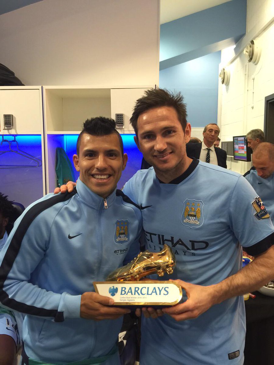 aguerosergiokun's tweet photo. Un placer haber jugado con vos, Frank. Sos una excelente persona !! Lo mejor en @NYCFC City amigo! http://t.co/KHxZx5ixHT