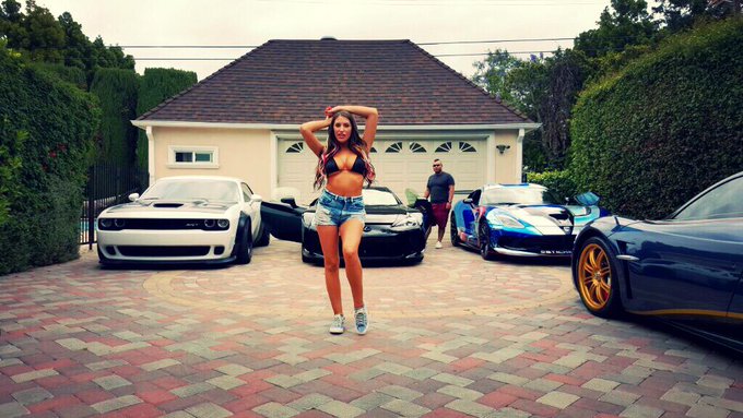 Amazing day driving around in these beauties....are you guys excited to see some tatas jiggle?!?! http://t