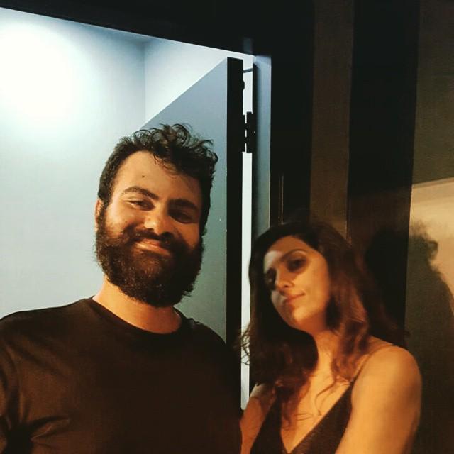 All black errthang with the divine <a href="/yasminehamdan/">Yasmine Hamdan</a> at <a href="/o1nebeirut/">O1NE Beirut</a> after her show ift.tt/1LzDRz0