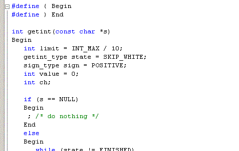 beambuzz_com's tweet image. Get rid of those curly braces in your #c code!