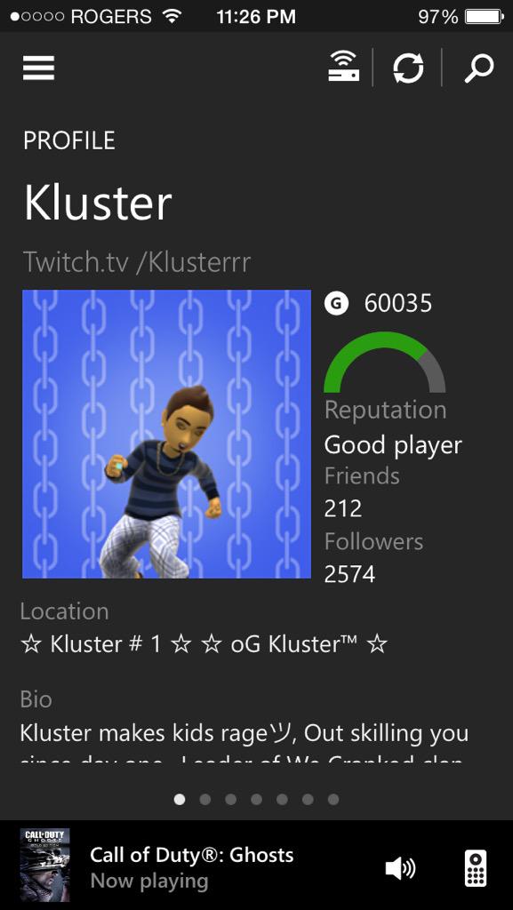 Klusterrr's tweet photo. 2574 followers and growing :) http://t.co/phAA2wgiCM