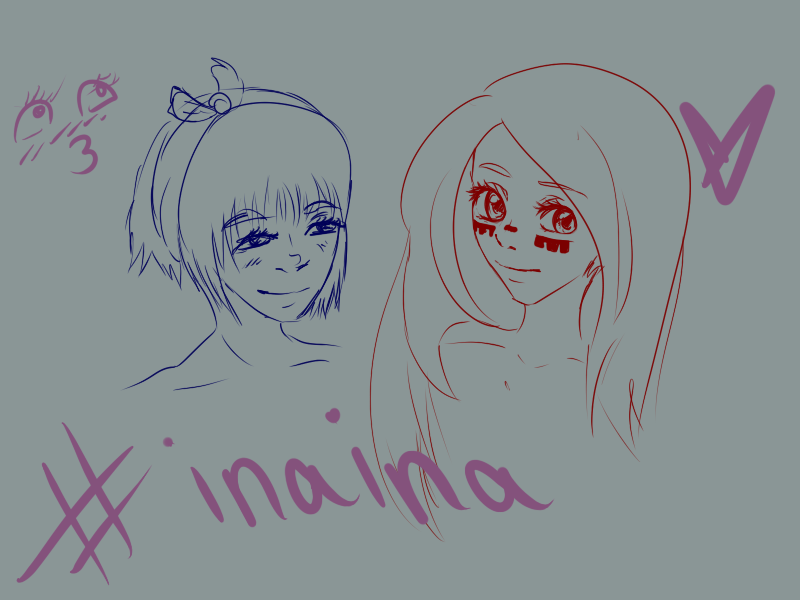 Inchen118's tweet photo. @Angel_Scribble #inaina gekritzel :D http://t.co/DlQu7PcGCK