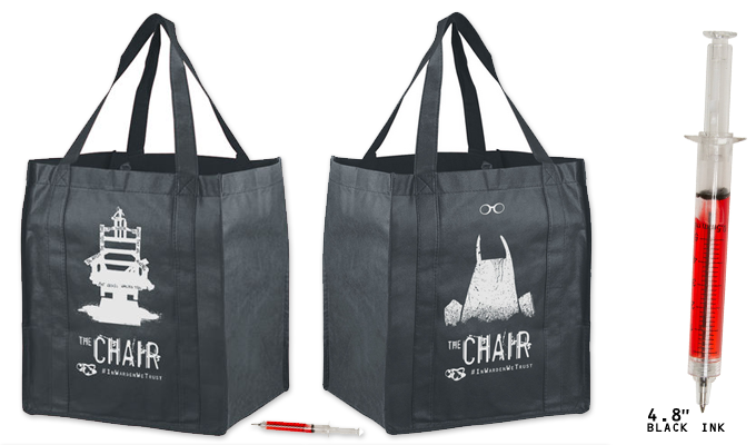 theCHAIRhorror's tweet photo. PREVIEW:
Our next and FINAL stretch goal will be at the $24,000 level
#totebag #syringepen
https://t.co/mgkK7KSRnJ http://t.co/yt97Db5rik