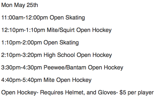 YouthHockeyHub's tweet photo. Anyone looking for a good skate check out @TheIglooMN tomorrow in Otsego. http://t.co/8C6WWC7OW8