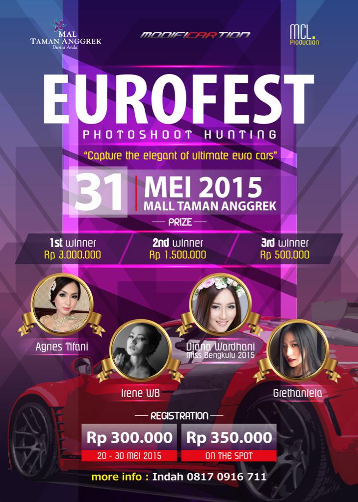Photoshoot hunting : #Eurofest2015 di @malltamananggrek 31 mei <a href="/irockumentary/">IROCKUMENTARY.CLUB</a> <a href="/stageID/">foto aksi panggung</a> <a href="/iphonesia/">iPhonesia</a> <a href="/LevitasiHore/">Levitasi Hore</a>
