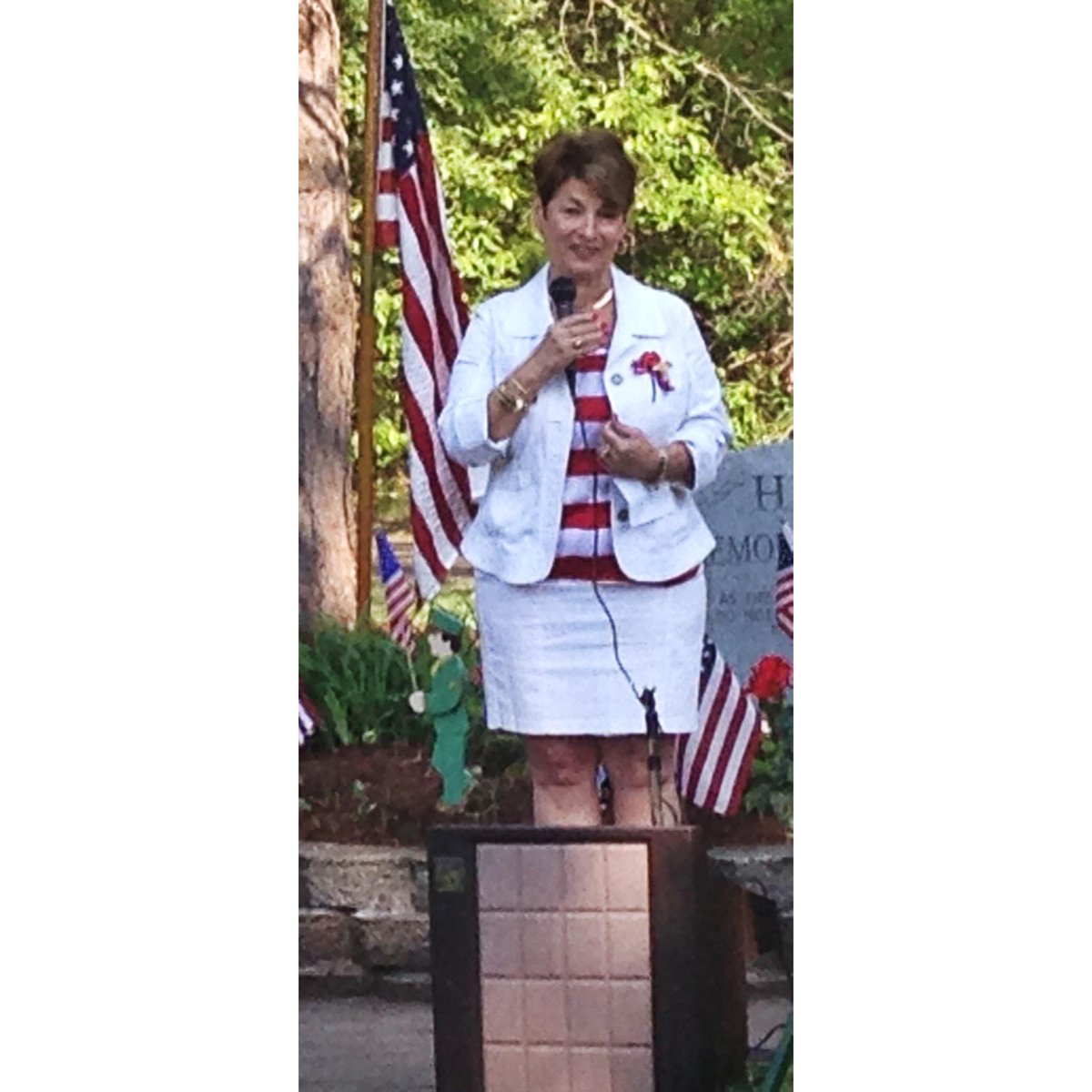 I was privileged to speak this AM at Hillside Cemetery which is the oldest ceremony in the area.  God Bless Veterans