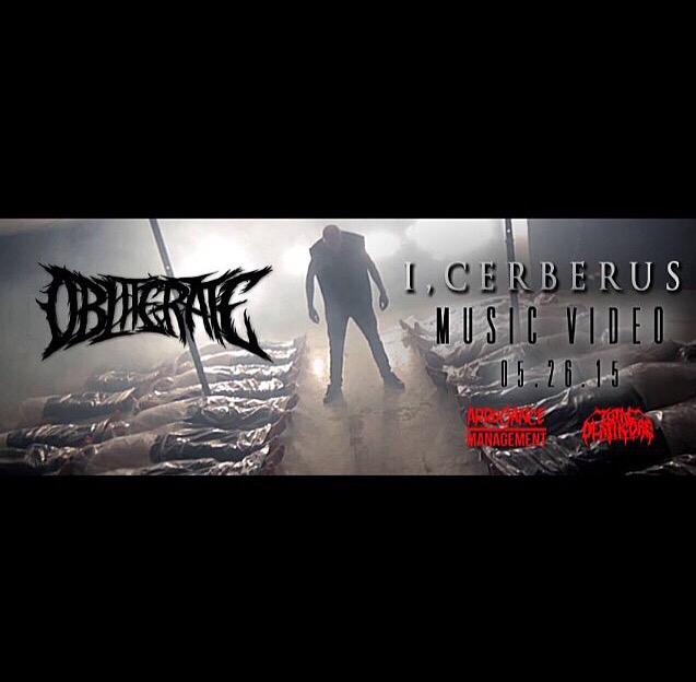 New music video premiering this tuesday on total deathcore for our song "I, Cerberus" #obliterate