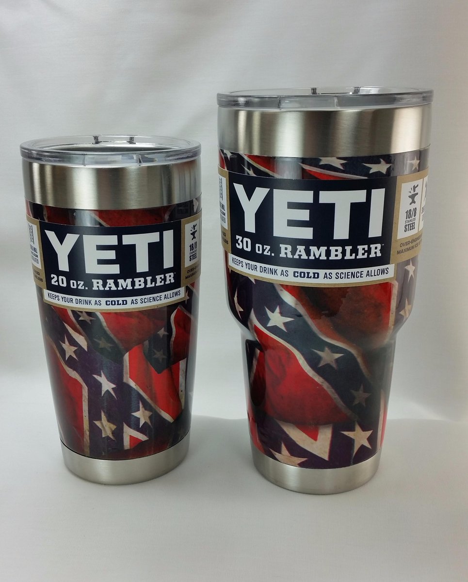 rebel flag yeti cup