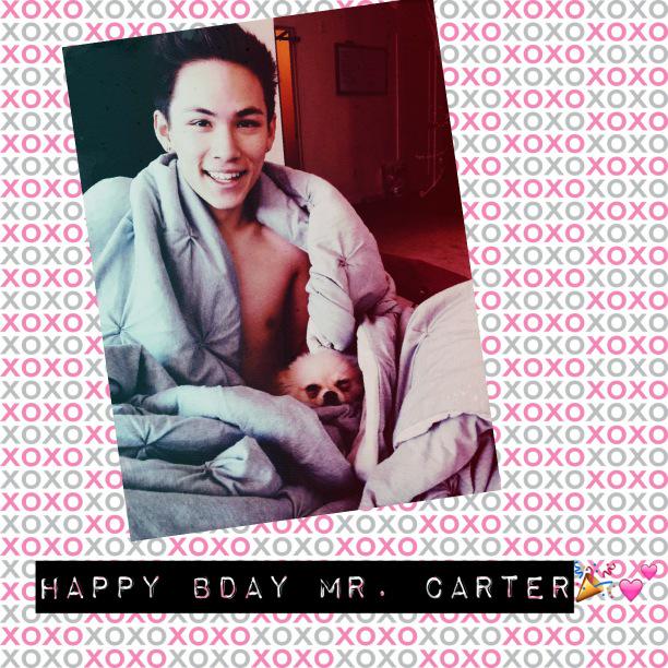 HAPPY BIRTHDAY CÁRTER!!      KISSES FROM VENEZUELA!   reynolds 