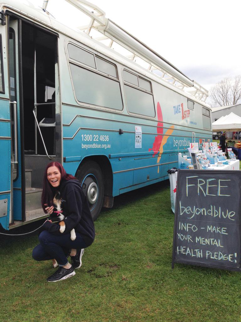 Puppy cuddles 🐶 What a beautiful way to start the week! We're at #Whittlesea Monday Market til 1pm @CityWhittlesea