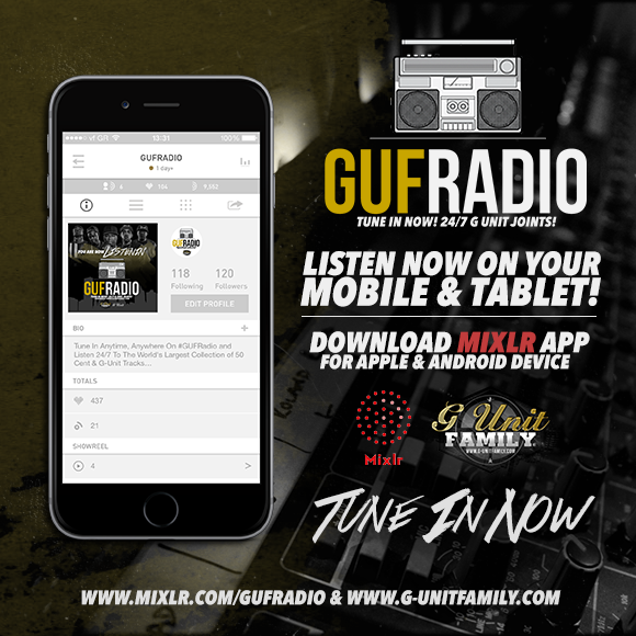 GUnitFamilySite's tweet photo. G Unit Family Presents GUFRadio, Listen Everywhere Now! 
Check How To Tune In Now: http://t.co/4rB2hCiaY0 #GUFRadio http://t.co/qOkvnD9Sap