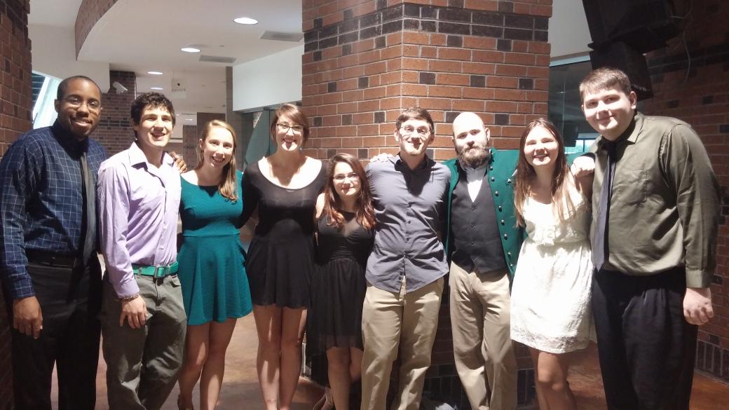 UVM IRA delegation at the #NACURH2015 banquet #NEACURH #OCMandNEACURH #lookatus #fancy
