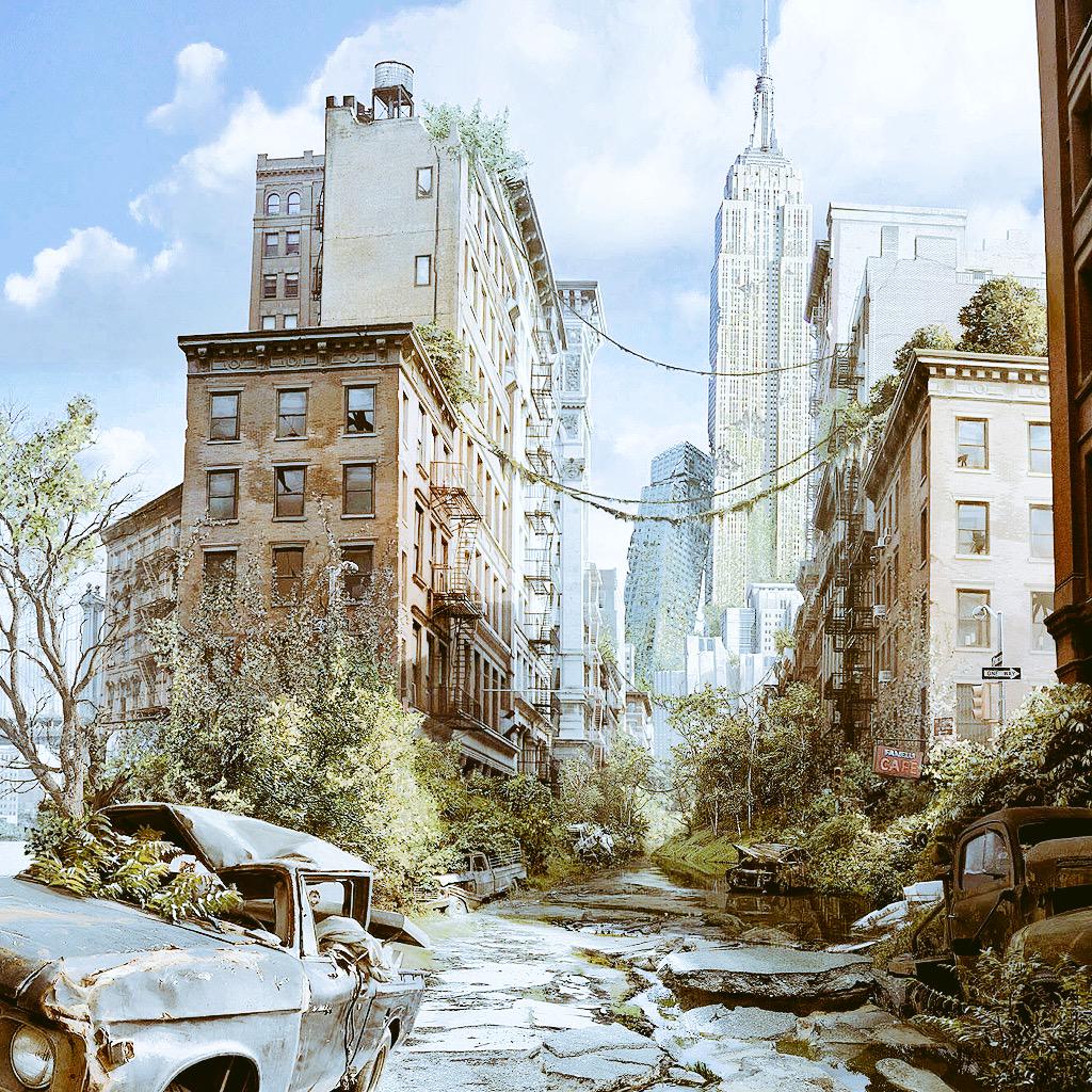 Games_Architect's tweet image. The art for #TheLastOfUs cityscape #NewYork #architecture #skyline #gameworld #gameart