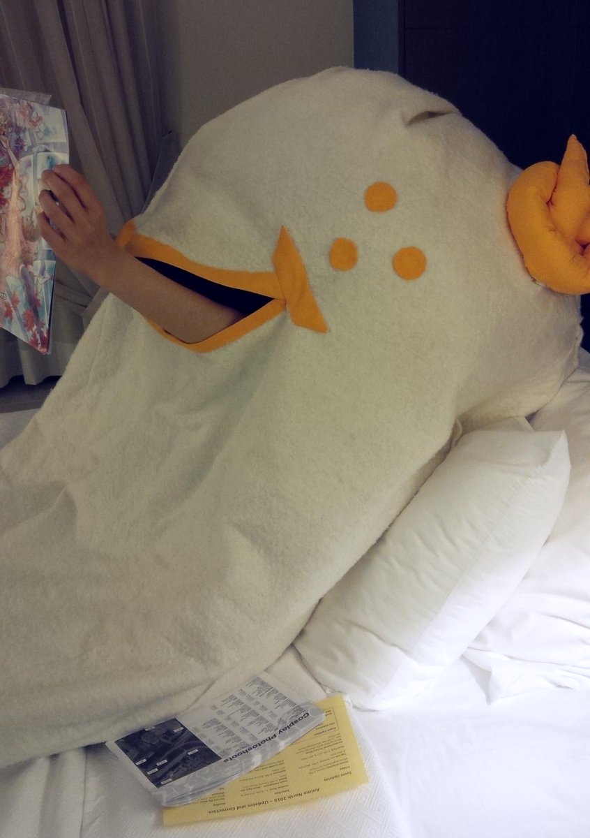 solideram's tweet photo. Lo Po Bia Ren (#TowerofGod) resting at the hotel during #AnimeNorth 2015. http://t.co/jdNSghcn1Z