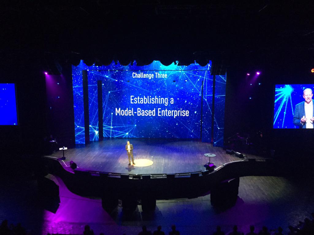 gavinquinlan's tweet image. The final challenge of the @PTC technology keynote. #modelbasedenterprise #PTCLive