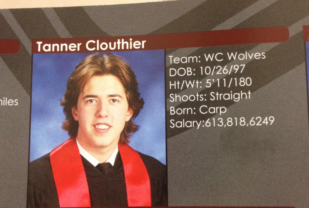 LiamH03's tweet photo. @TannerClouthier wins yearbook quote 
😂😂 #beauty http://t.co/5GIZTFr5Dk