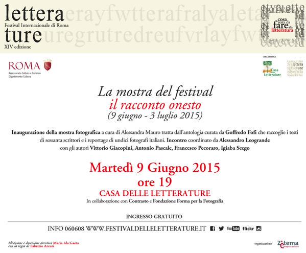 060608it's tweet photo. #RaccontoOnesto a @CasaLetterature inaugurazione della mostra fotografica di #letterature2015: http://t.co/0IqI3yKDcS http://t.co/iw3NYj8rEi