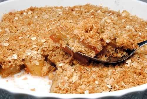 rabarbra crumble