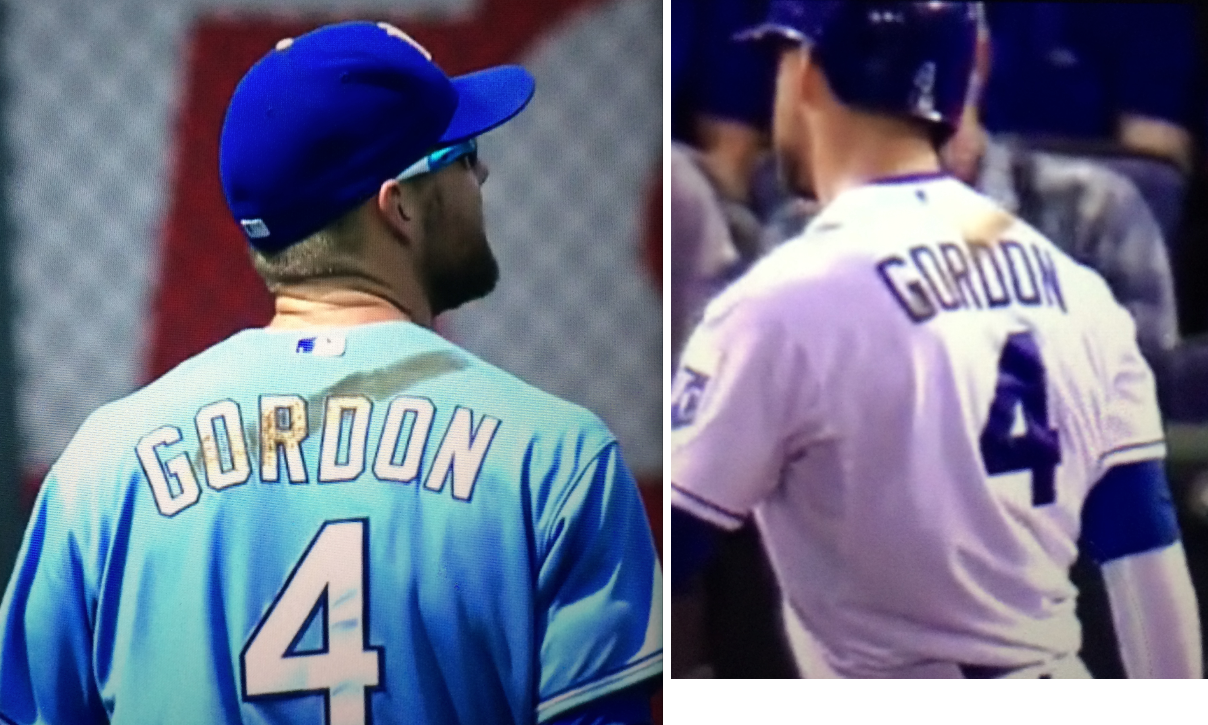 alex gordon jersey number