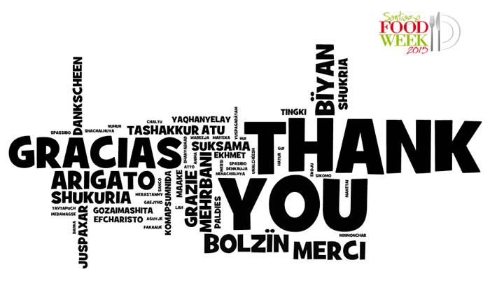 ¡Muy buenos días y muchas gracias! #SANTIAGOFOODWEEK agradece su preferencia y participación en este inédito evento