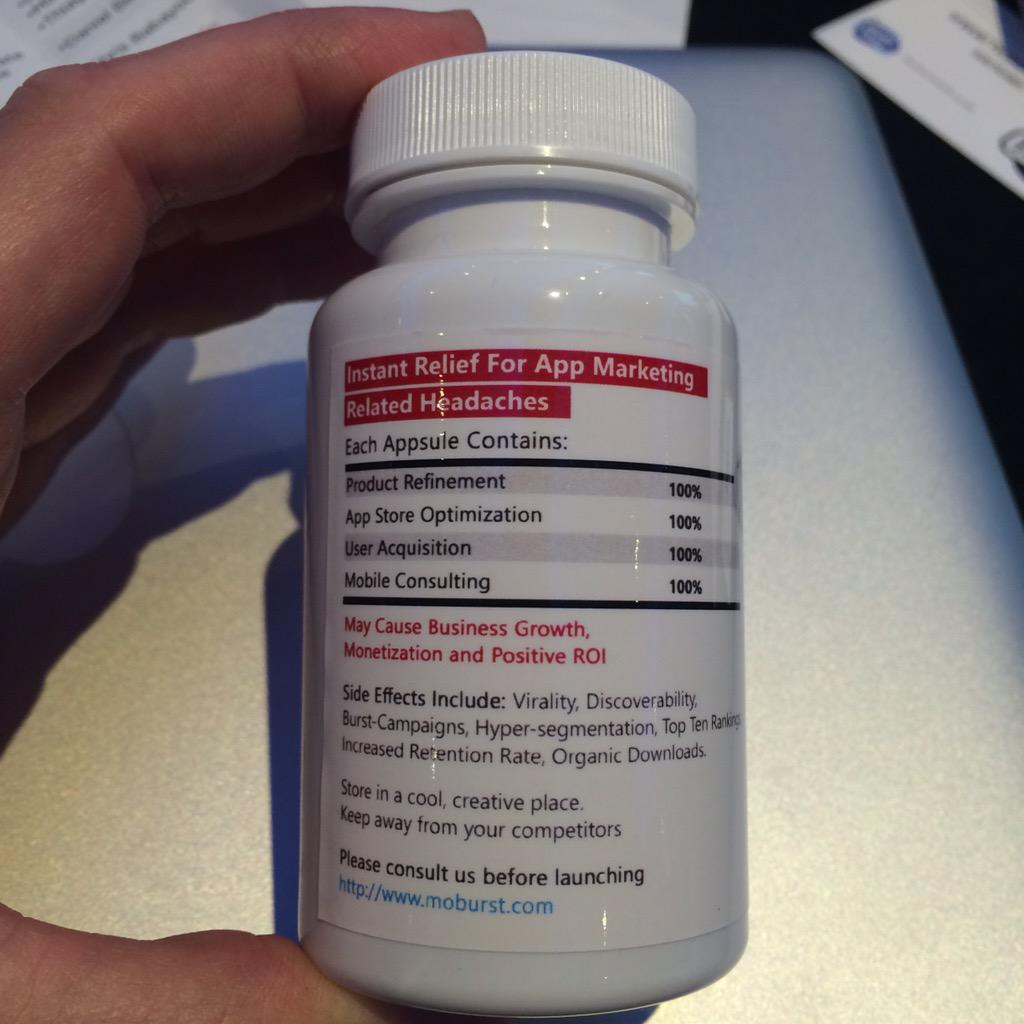 brightdials's tweet photo. For those app marketing headaches  #MMAF2015 http://t.co/ynKOMivYJw
