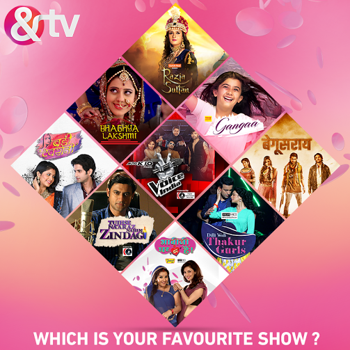 AndTVOfficial's tweet photo. Most liked?
#RaziaSultan #BhaghyaLakshmi #Gangaa #ThakurGurls #BadiiDevrani #Begusarai #BhabiJi #TNNZ #TheVoiceIndia http://t.co/ryCVXguGU2