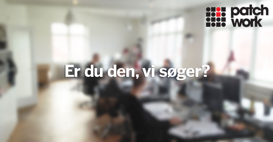 Patchworkers's tweet photo. Vi søger en passioneret Social Media Manager. Er det dig, eller én du kender? Læs mere her: https://t.co/JLGTyFXAYt http://t.co/rOBuyZQ55i