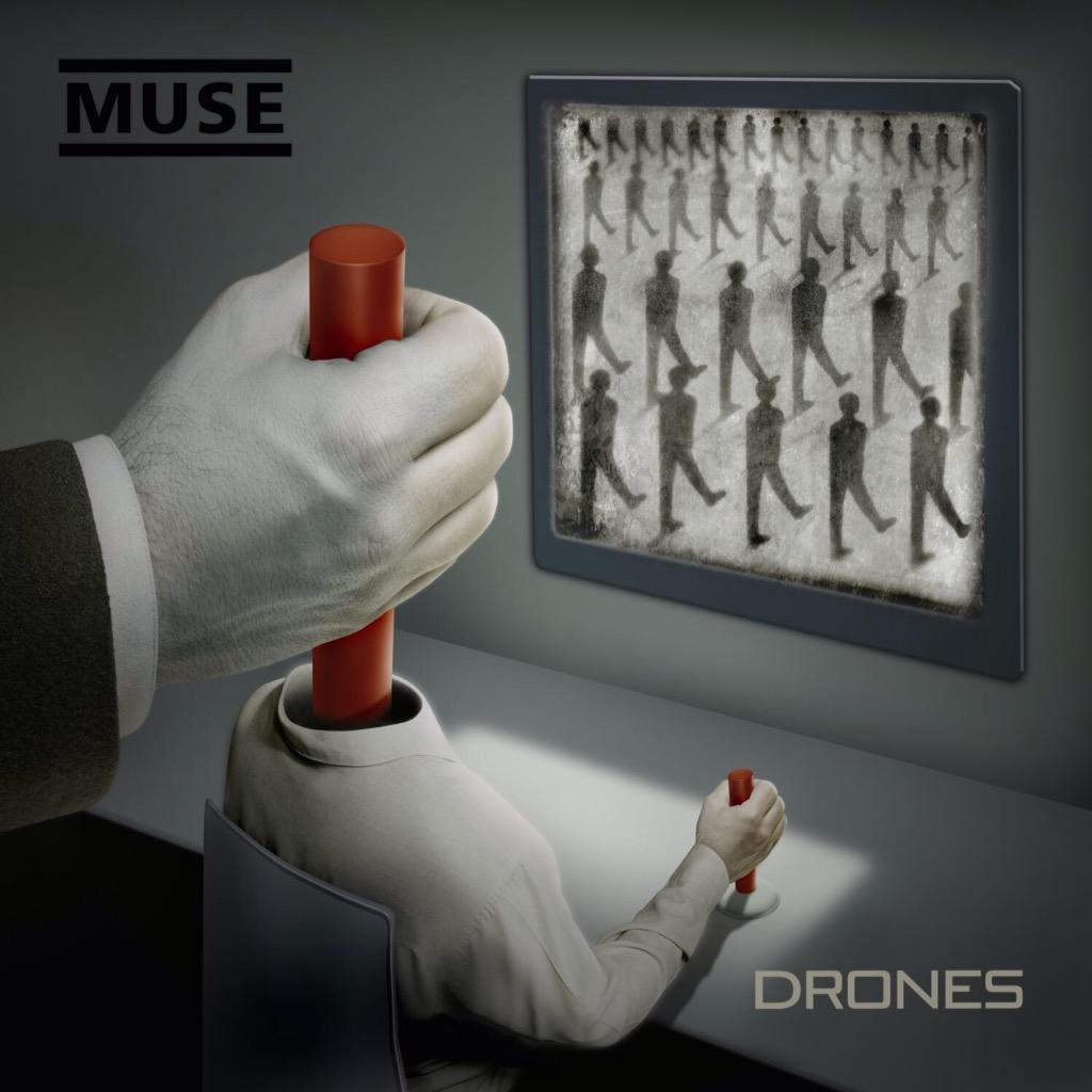 muse's tweet image. Muse's new album DRONES is now available everywhere! buy.muse.mu #MuseDrones