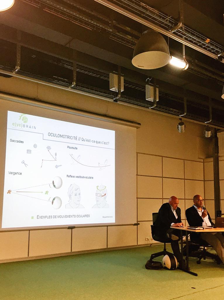 Bluelinea's tweet image. S. Kinkingnehum, CEO de @eye_brain : l'innovation au service du diagnostic de maladies neurologiques #RRI #SilverEco