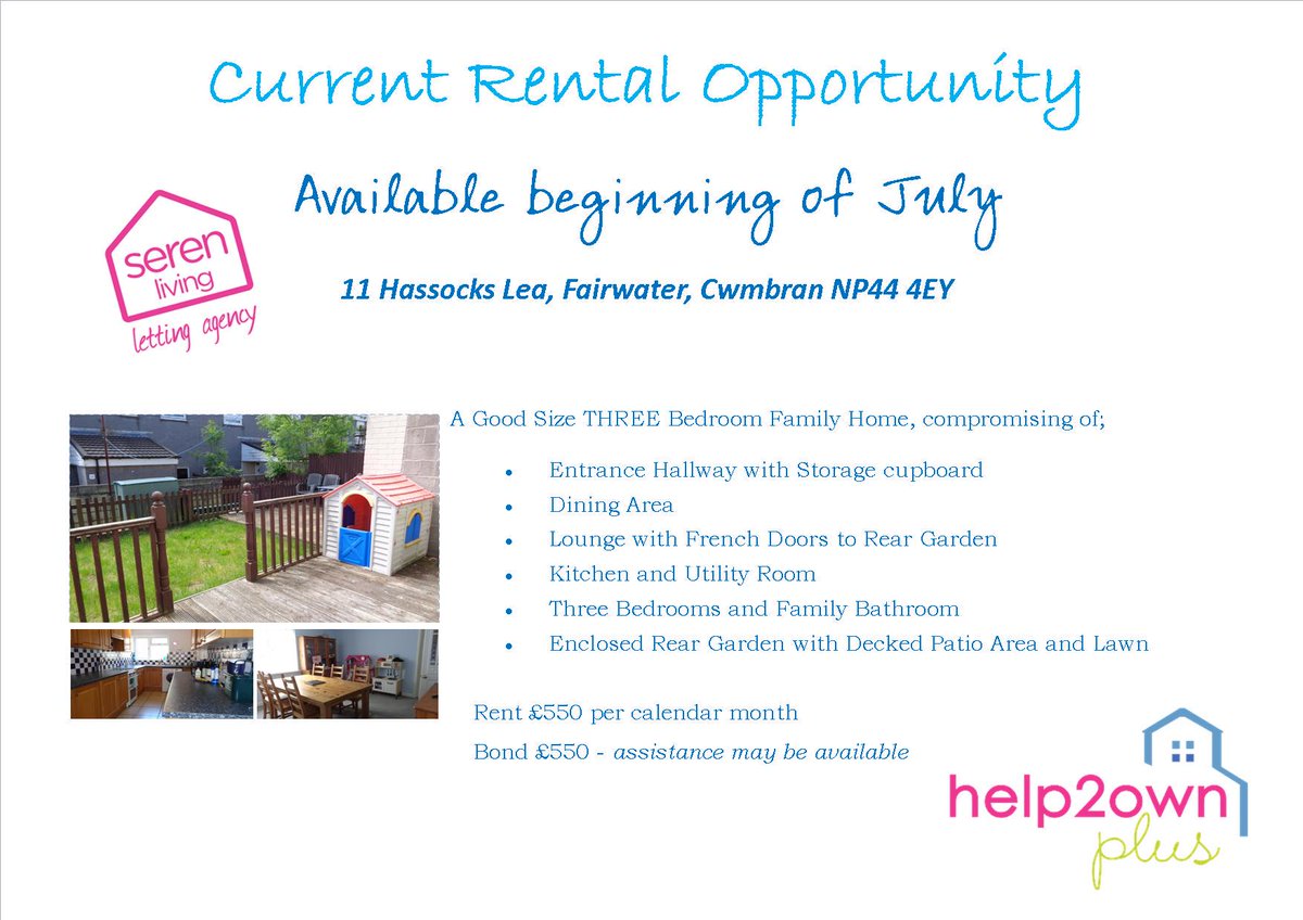 Help2OwnPlus's tweet image. Register your interest today!!

help2own@torfaen.gov.uk / 01495742631

@serenliving