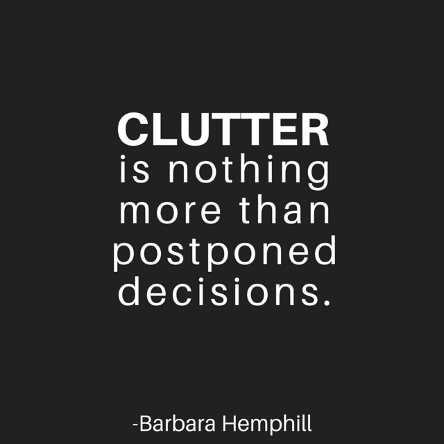 OrganizeShine's tweet image. #ReduceClutter #GetOrganized #QOTD